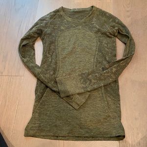 Lululemon Swiftly Tech Long Sleeve w/ Lace Detail